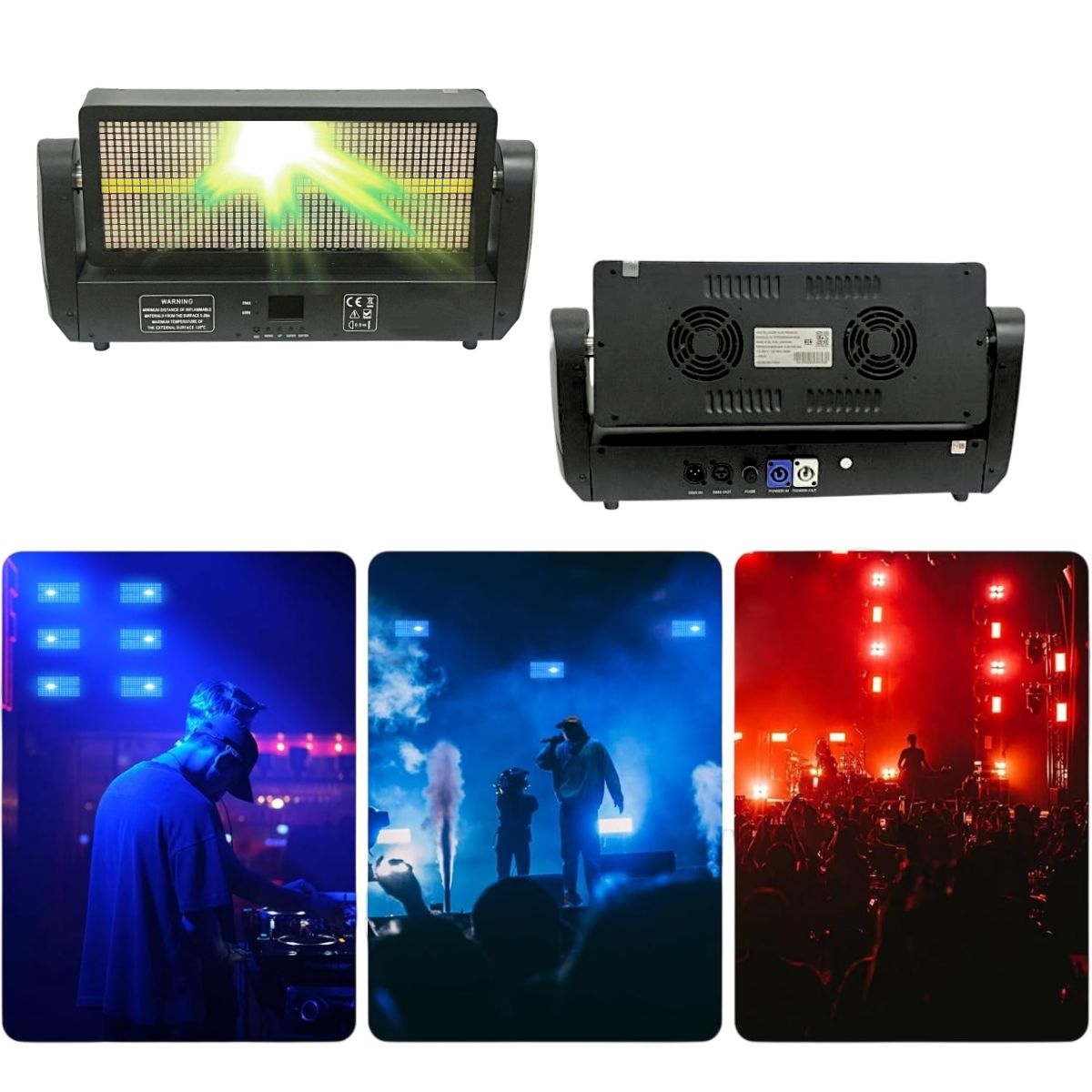 Estrobo Profesional 3 en 1 Showtech LED RGB