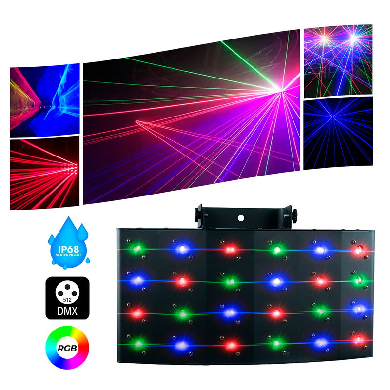 Efecto Laser Fat Rgb 450mw Smr Pro Vector Dmx